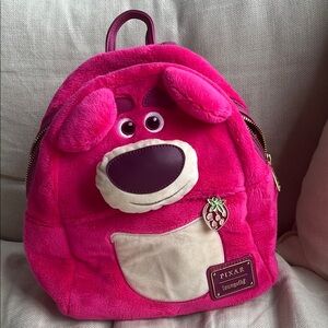 Loungefly Pink Plush Character Bag